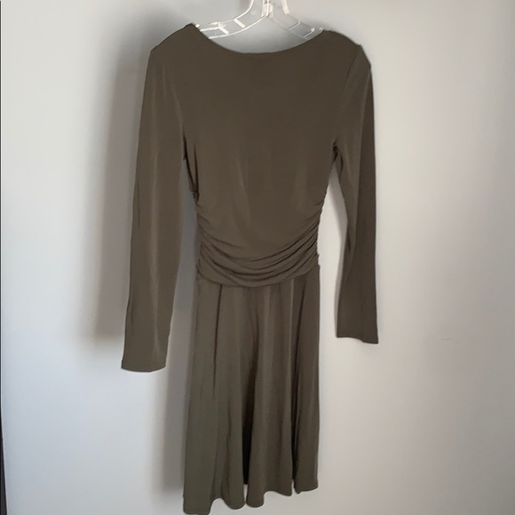 BCBG Ladies Olive Green Dress - Picture 4 of 4